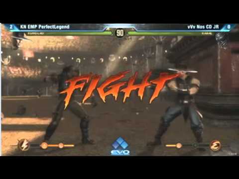 EVO 2012 MK9 Grand Finals PerfectLegend [Kung Lao] vs CD JR [Rain, Kabal]
