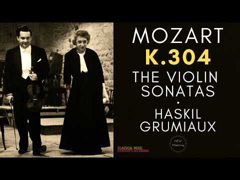 Mozart - Violin Sonata in E minor K 304 (No.21) (Century's recording: Clara Haskil, Arthur Grumiaux)