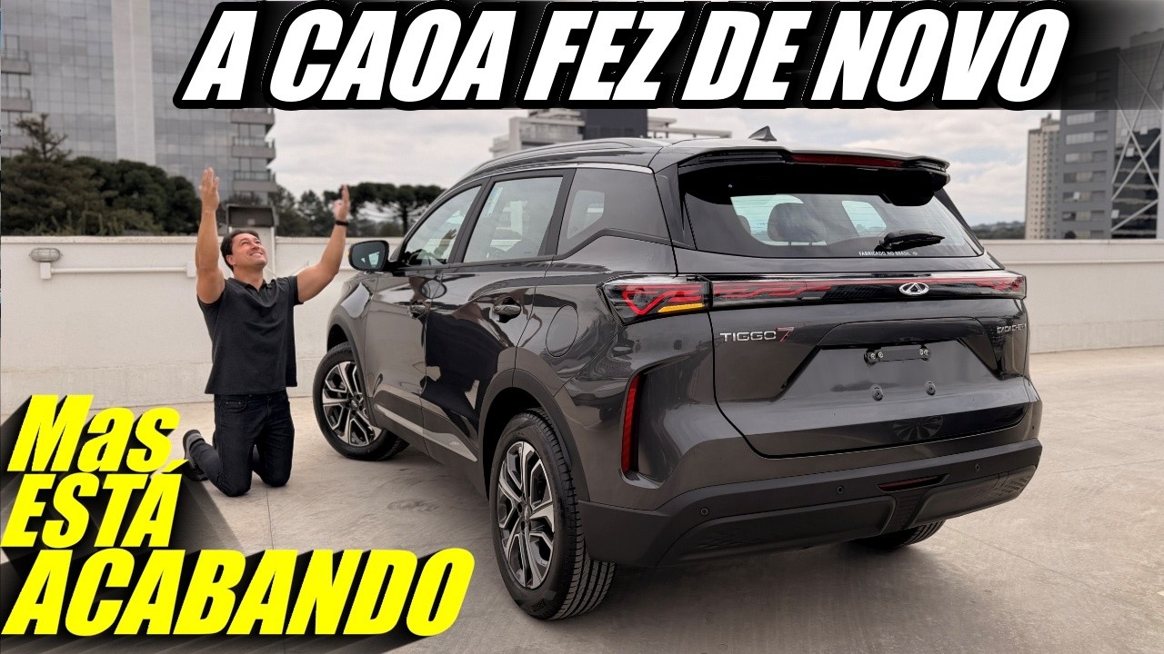NOVO TIGGO 7 SPORT 2027 MUDOU COMPLETAMENTE! Mas está acabando