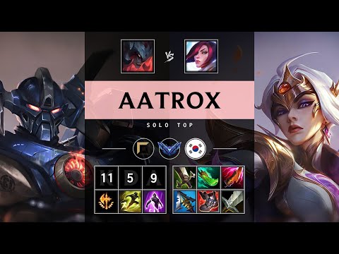 Aatrox Top vs Fiora - KR Diamond Patch 25.18
