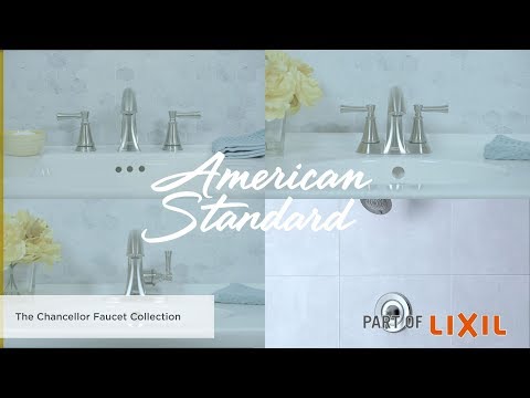Chancellor® 8-Inch Widespread 2-Handle Bathroom Faucet 1.2 gpm/4.5 L/min With Lever Handles // POLISHED CHROME // YouTube Video