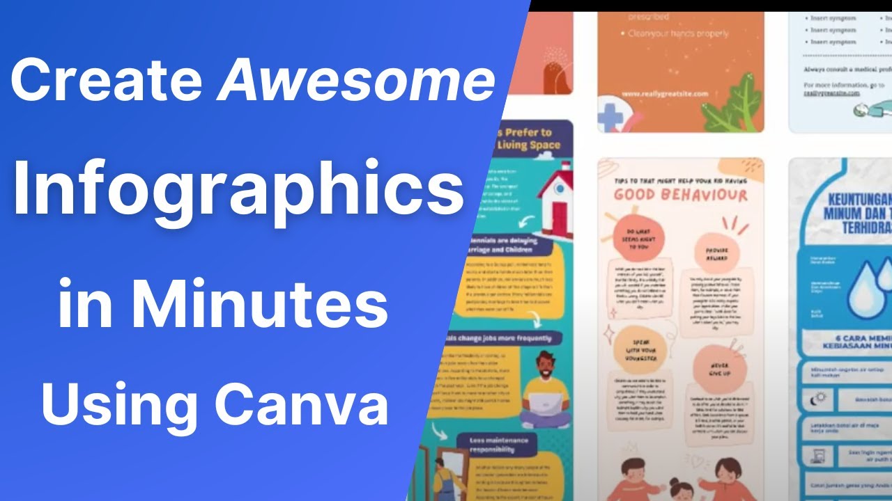 [TUTORIAL] - Create Awesome INFOGRAPHICS in Minutes Using Canva! (3000+ Templates)