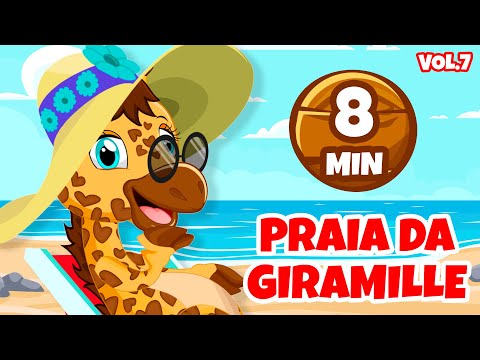 Praia da Giramille Vol. 7 - Giramille 8 min | Desenho Animado Musical