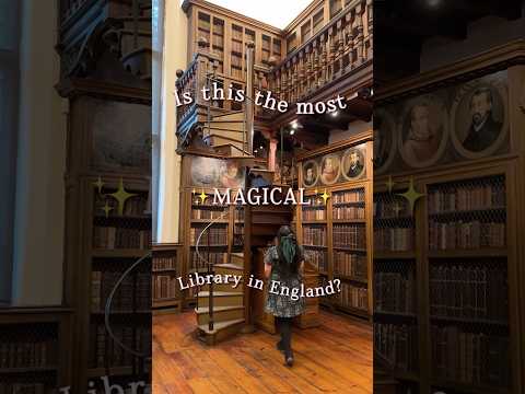Is this the most MAGICAL library in England? Cosin’s Library 📚✨ #cosinslibrary #durham #library