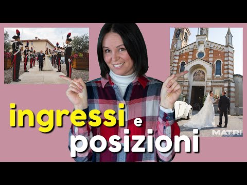 Come ENTRANO gli sposi in CHIESA? ingressi e posizioni