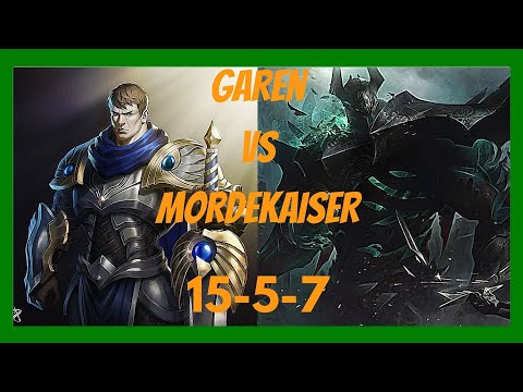 Garen vs Mordekaiser- (TOP)- League of Legends