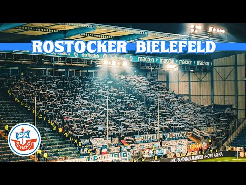 Hansa Rostock Fans in Bielefeld || Bielefeld vs Hansa Rostock || 2 Bundesliga (10.02.23)