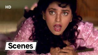 Juhi Chawla Scenes from Hindi Romantic Movie  Aami