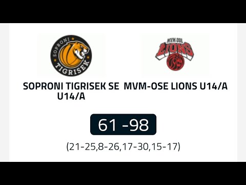 Soproni Tigrisek SE U14 A-MVM Ose Lions U14 A