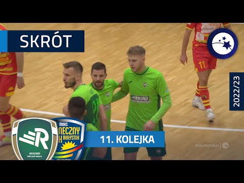 Rekord Bielsko-Biała - Słoneczny Stok Jagiellonia 5:3 | SKRÓT | 11. kolejka (2022/23)