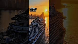 MSC SEAVIEW navio cruzeiro  28/03/26 Santos Buzios Salvador @cruzeiros2025 #insta360   #shorts