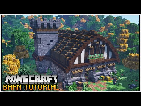 EPIC Minecraft Barn Tutorial - Build Like a Pro! 🔥