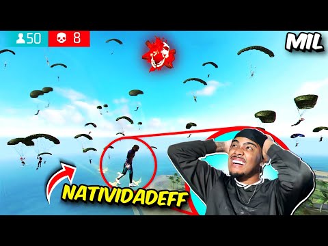 (THUMB REAL) CAIU O MAPA TODO COMIGO 😱 SOLO vs SQUAD - FREE FIRE