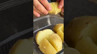 Wrap a paper towel around the potato and make your dinner in 10 minutes!
