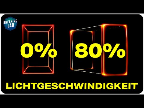 Das siehst du bei 99,9 % Lichtgeschwindigkeit