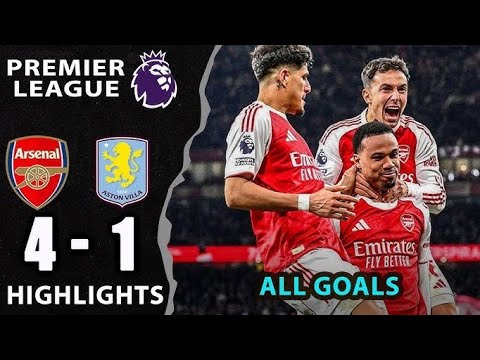 CD Sport | Arsenal 4 - 1 Aston villa : Highlights