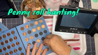 Lucky Duck Digger was coin rolling pennies live!