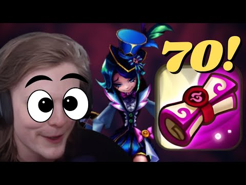 HE GOT THAT MANY IN ONLY 70 LD?! (Summoners war)