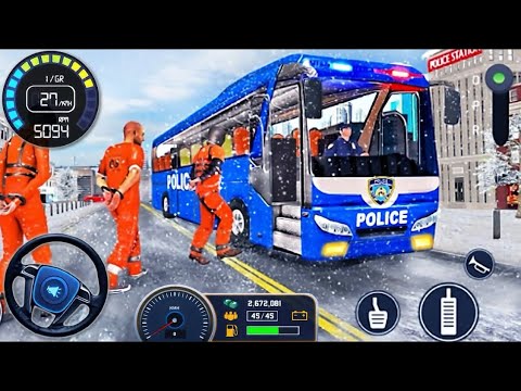 Police Bus Driving Simulator - Ultimate Cop Bus Prisoner Transporter Driver -Android GamePlay