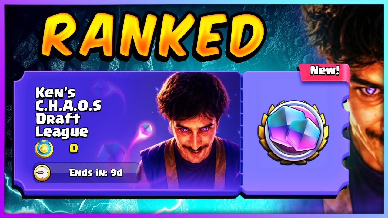 Getting RANKED in CHAOS DRAFT LEAGUE!