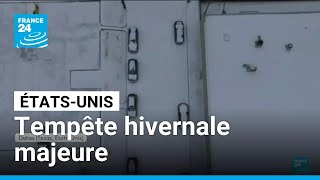 Froid polaire, supermarchés vides : une tempête hivernale majeure déferle sur les Etats-Unis