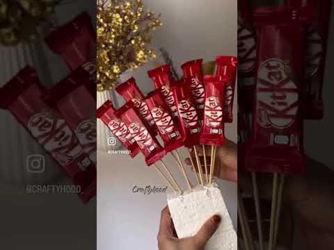 Part 1 kitkat bouquet tutorial ❤️