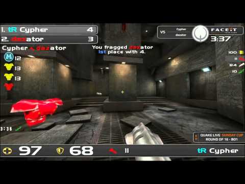 FACEIT - QUAKE LIVE SPRING SEASON CUP 6 (ROUND OF 16: Cypher vs. dazator)