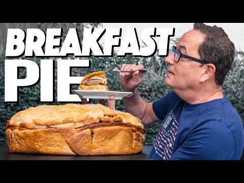 WE TOOK ALL THE BEST BREAKFAST ITEMS AND MADE THIS DELICIOUS 5 LB BEAST! | SAM THE COOKING GUY