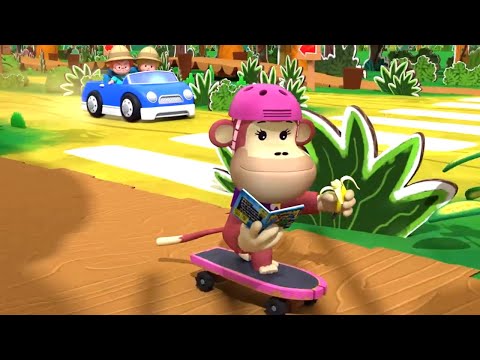Fisher Price Little People ⭐Skateboarding Monkey ⭐New Season! ⭐Full Episodes HD ⭐Cartoons for Kids - Kids TV Series, Kingdom Kids Zone - Little People - Fisher Price