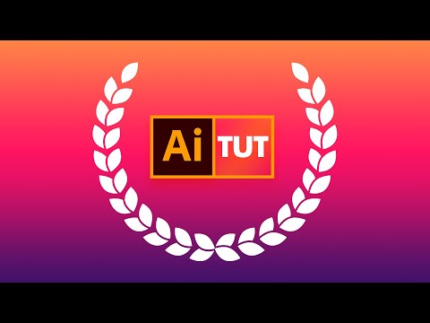 Monogram style leaves in Adobe Illustrator اردو हिंदी`