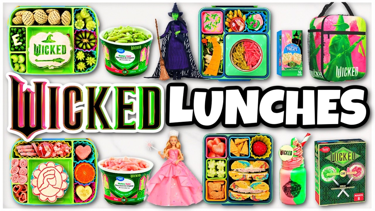 *WICKED* Movie Lunches! 💗✨💚 Bunches of Lunches