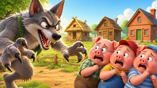 🌪️ The Wolf Who Wouldn’t Stop Blowing! 🐺💨 | Three Little Pigs