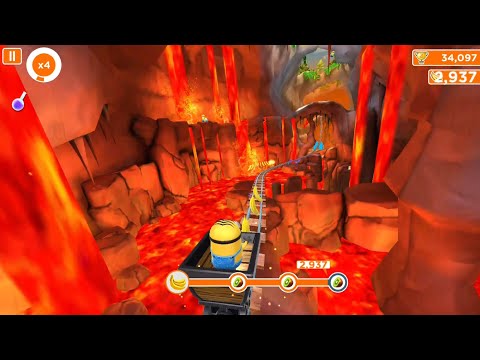 Despicable Me: Minion Rush - The Volcano Gameplay