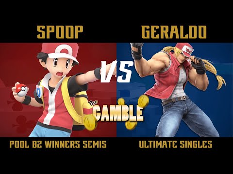 The Gamble Pool B2 Winners Semi Finals - spoop (PKMN Trainer) vs. geraldo (Terry) - SSBU