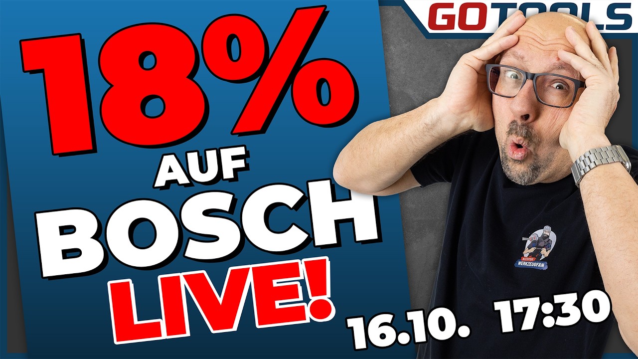 BOSCH PRO WEEKEND SALE Livestream