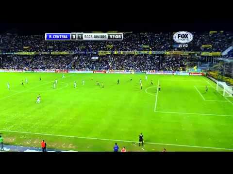 Boca 1 - Rosario Central 0 Gol Leandro Marín / Copa Sudamericana 2014
