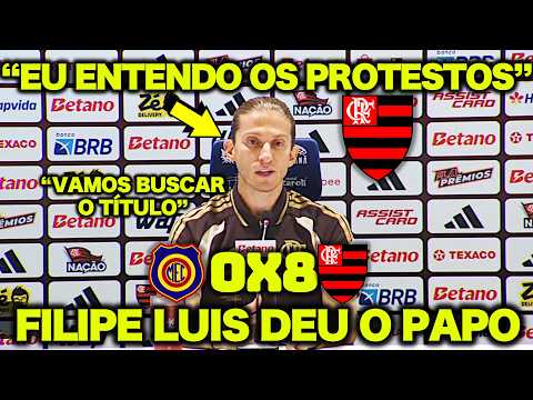 FILIPE LUIS DEU O PAPO sobre o FLAMENGO após MADUREIRA 0 X 8 FLAMENGO ! "EU ENTENDO OS PROTESTOS"