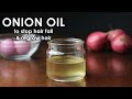 MAKE ONION HAIR OIL For Faster Hair Growth And Stop Hair Fall