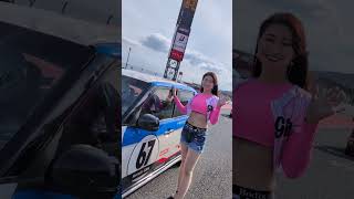 【レースアンバサダー】BBGIRLS2024　嬉し恥ずかし　N-Oneレース初戦グリッド　レースクイーン動画