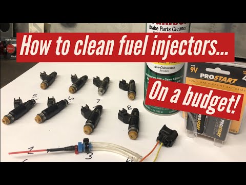 How to clean fuel injectors on a budget.