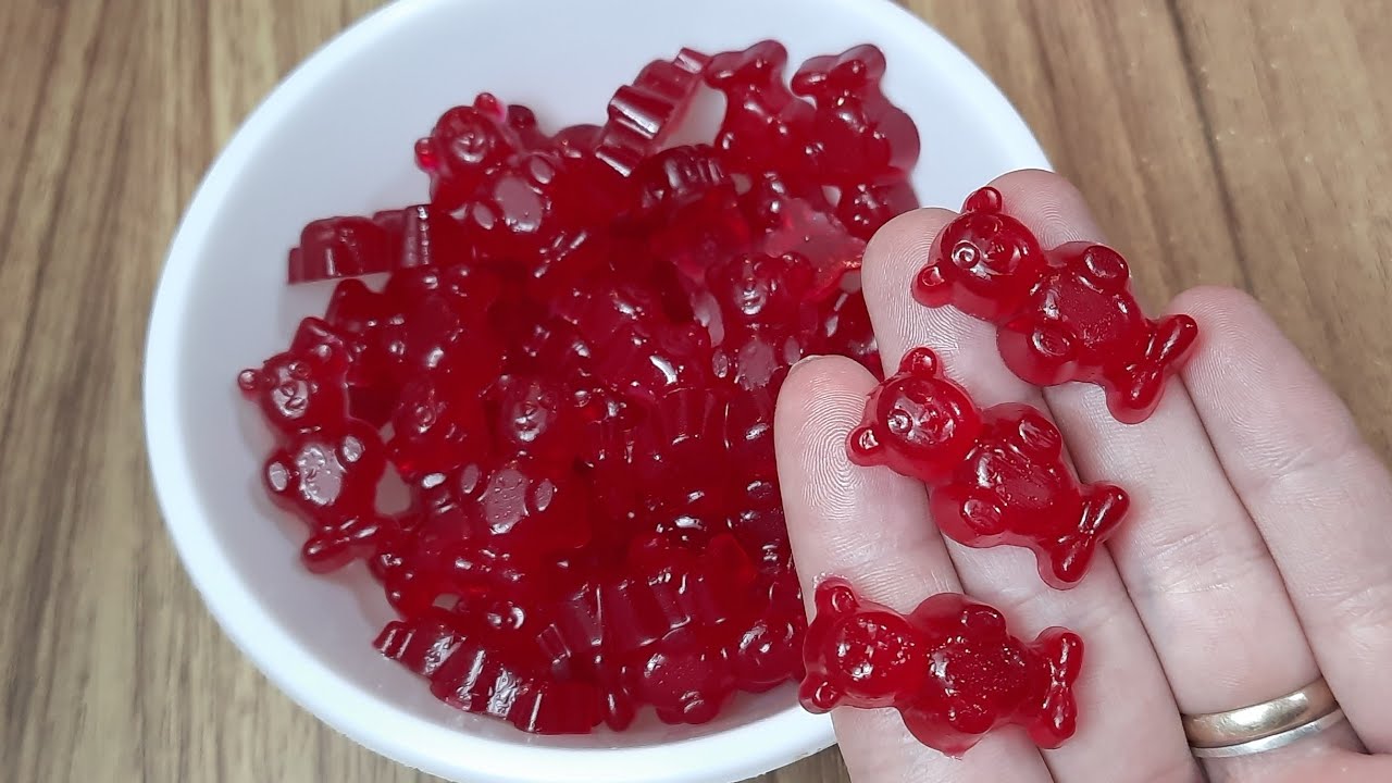 Bala de gelatina ! com 3 ingredientes, tipo bala fini