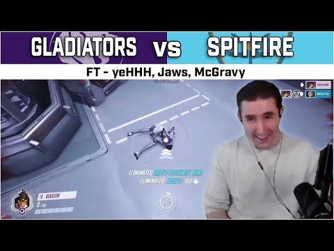 OWL Week 2 Companion Stream: Gladiators vs Spitfire - ft yeHHH, Jaws, McGravy