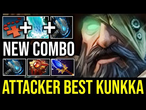 NEW META COMBO..!! Meteor Hammer 1st Item Kunkka New Meta by Attacker 7.24 | Dota 2
