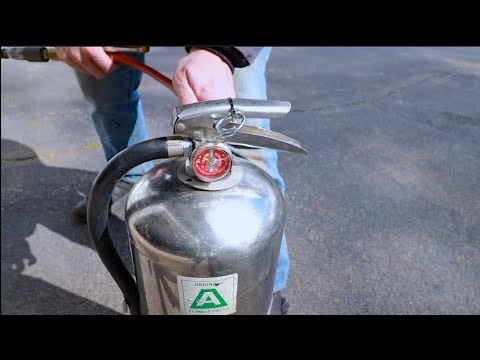 How to Refill a Fire Extinguisher (Water Only)