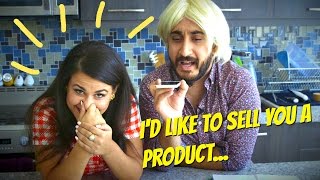 Selling Indian Leftover Containers to The Shopping Channel. Feat Jus Reign