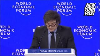 Argentina President Javier Milei gives special address at 2025 World Economic Forum (FULL SPEECH)