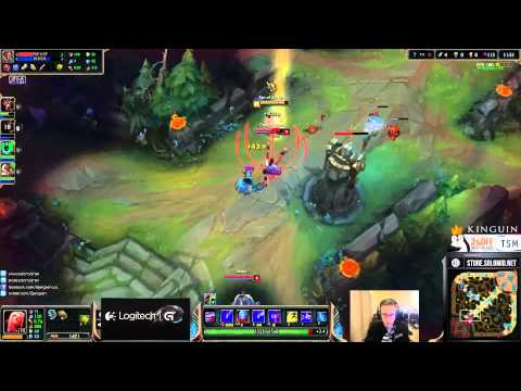 TSM Bjergsen as Vladimir vs Morgana Midlane Challenger Elo