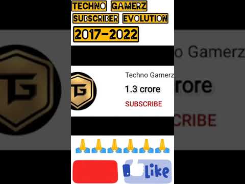 Techno Gamerz Subscriber Evolution in 2017-2022#TechnoGamerz 2017,2018,2019,2020,2021or2022 BadStyle