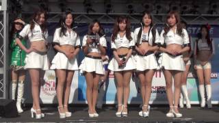 スーパー耐久2017 第1戦 茂木④ アスナさん 山谷涼香さん 春馬めぐみさん 笠原ゆなさん 富永実加さん 笹森陽菜さん 美人レースクイーン ギャルオンステージ ADVICSトレーシーギャルズ