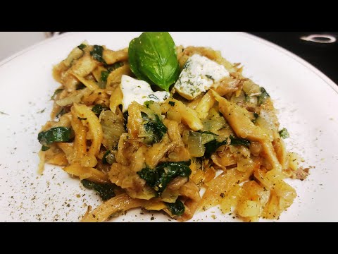 POSNO JELO ZA 15 MINUTA- DINSTANE BUKOVAČE - VEGAN MEAL IN 15 MINUTES - STEWED OYSTERS